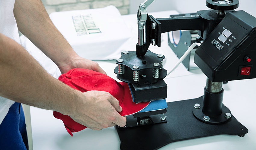 ZX-Heat-Transfer-Application-Printing-Process-Baseball-Cap
